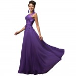 Long Maxi Dresses Plus Size 3XL 4XL 5XL Purple V-Back Chiffon Robe De Soiree Vestido Formal Gown Party Evening Women Dress 2018