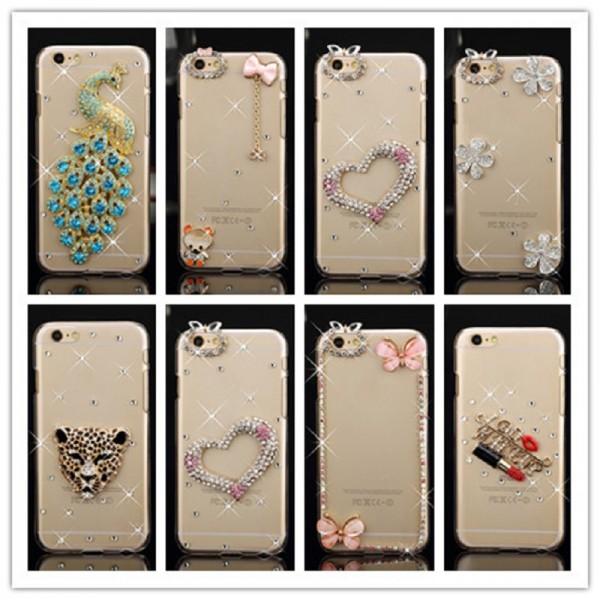 Luxury Bling Diamond Rhinestone Cover Case For Apple Iphone 5 5s 6 6s 7 Plus  Crystal Protective Cover For Iphone 7 Plus case