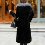 Luxury Genuine Real Piece Mink Fur Coat Jacket Fox Fur Collar Winter Women Fur Outerwear Coats Trench Overcoat 3XL 4XL X-Long