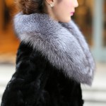 Luxury Genuine Real Piece Mink Fur Coat Jacket Fox Fur Collar Winter Women Fur Outerwear Coats Trench Overcoat 3XL 4XL X-Long