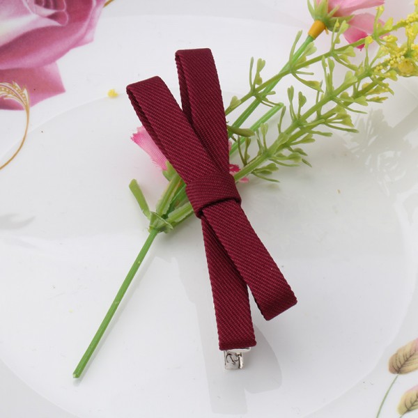 M MISM Summer Vintage Bow Women's Solid Barrettes Big Bowknot Hairpins Fashion Hair Clips Girl's Headwear Wholesale Accessories