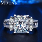 MDEAN White gold Color  vintage rings For Women AAA Zircon jewelry vintage ring wedding engagement women rings Size 6 7 8 MSR125