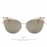 MERRY'S Fashion Women Brand Design Cat Eye Sun glasses Alloy Frame Women Luxury Cat Eye Sun Glasses