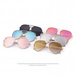 MERRY'S Fashion Women Sunglasses Classic Brand Designer Twin-Beams Coating Mirror Flat Panel Lens Summer Shades S'8492