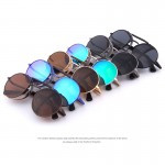 MERRY'S Women Retro Design Round Steampunk Sun glasses Oculos de sol UV400