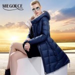 MIEGOFCE 2015 womens winter down jackets and coats women High Quality Warm Female thickening Warm Parka Hood Over Coat