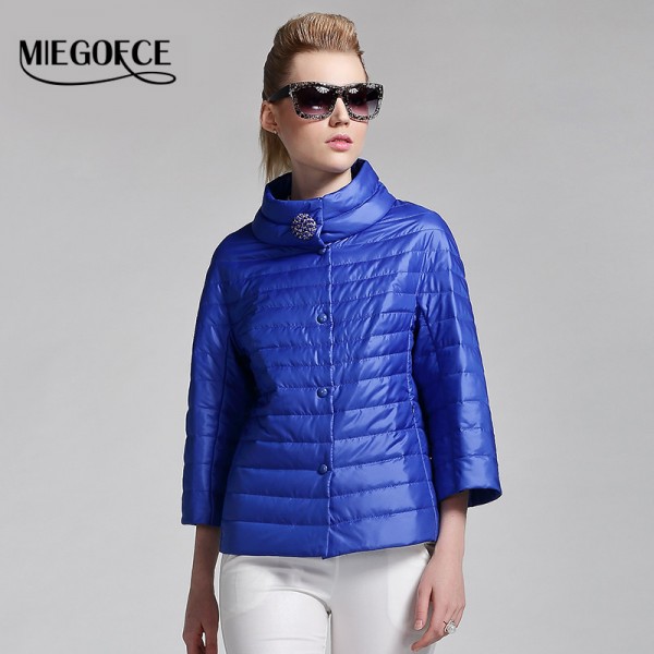 MIEGOFCE 2016 new spring short jacket women fashion coat padded cotton jacket outwear High Quality Warm parka Women's Clothing