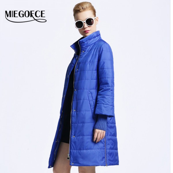MIEGOFCE 2017 New Spring Parka Jacket Women Winter Coat Womens Medium-Long Cotton Padded  Warm Jacket Coat High Quality Hot Sale