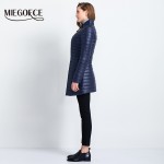 MIEGOFCE 2017 Spring Parka Coat For Women Thin Cotton-Padded Jacket Oblique Placket Women's Jacket Coat Womens Quilted Coat Hot