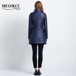 MIEGOFCE 2017 Spring Parka Coat For Women Thin Cotton-Padded Jacket Oblique Placket Women's Jacket Coat Womens Quilted Coat Hot