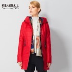 MIEGOFCE 2017 Spring Warm Womens Parkas Simple Design European Women Quilted Coat Jackets with Hood MD-long Cotton Padded Jacket