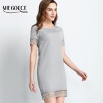 MIEGOFCE Summer New Arrival Women Short Dress lace insert dress High Quality European Style Slim Pencil Office Dress Hot Sale