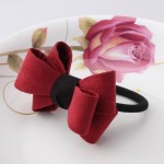 MISM Hair Accessories 1 PC Women Flower Bow Elastic Hair Band Rope Scrunchie Ponytail Holder Plaid Big Bowknot Tie Hair Accessoy