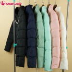 MOFJOF women spring jacket  warm outwear Padded cotton Jacket coat Womens Clothing  manteau femme Crystal buckle