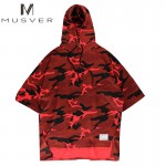 MUSVER 2017 Thick Oversized Hrasher Skateboard Men Hooded Bamboo Cotton Sweartshirt Pullover Sudadera Hombre Camouflage Hoodies