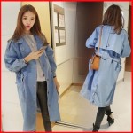 Makuluya Autumn Spring Fashion women denim coat female long-sleeves Windbreaker Casual Outwear  FY-80-96