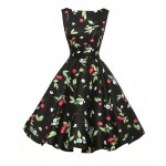 Makuluya Plus size women dress Summer style Polka dot Printing sleeveless Vintage Rockabilly DressCasual Ladies Dresses