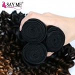 Malaysian Deep Wave Blonde Ombre Curly Malaysian Virgin Hair 4 Bundles Malaysian Deep Curly Virgin Hair Cheap Human Hair Weaves