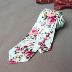 Mantieqingway Wedding Cotton Floral Ties For Men Suit Skinny Mens Ties Gravatas Slim Corbatas Vestidos Neck Tie Cravat Necktie