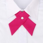 Mantieqingway Wedding Solid Color Cross Bow Tie Polyester Silk Bowties School Dress Neckwear Cravate Noeud Papillon Good Bowknot