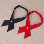 Mantieqingway Wedding Solid Color Cross Bow Tie Polyester Silk Bowties School Dress Neckwear Cravate Noeud Papillon Good Bowknot