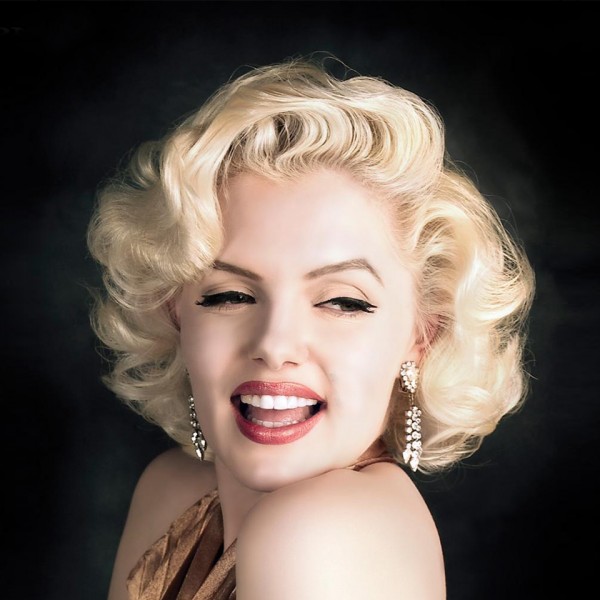 Marilyn Monroe Blonde Wig Synthetic Short Wigs For Black/White Women Natural Blonde Curly Wig Cosplay Cheap Hair Wigs For Women