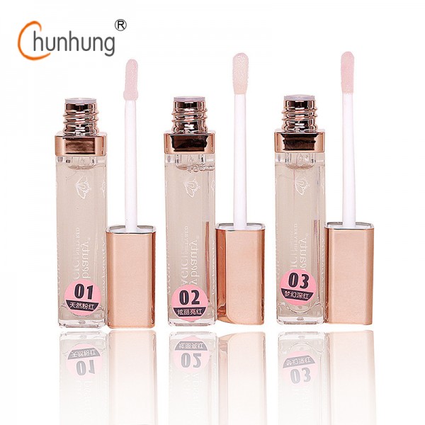 Matte Lip Gloss Long Lasting Waterproof  Lipquid Lipsticks  Moisturizer Nutritious Lip Gloss Pink Lip Tint Lipgloss 3 Color Lips