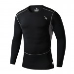 Men Compression Long Sleeve O-Neck Tight T Shirts Fast Breathable Absorb sweat T-shirts M-XXL New Arrival Free Shipping