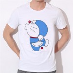 Men Japan Anime Men T-shirt 2016 New Doraemon T Shirt Summer Short Sleeve Doraemon boy T Shirts Tops Men Tee 10N-3#