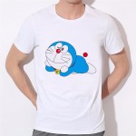 Men Japan Anime Men T-shirt 2016 New Doraemon T Shirt Summer Short Sleeve Doraemon boy T Shirts Tops Men Tee 10N-3#