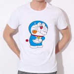 Men Japan Anime Men T-shirt 2016 New Doraemon T Shirt Summer Short Sleeve Doraemon boy T Shirts Tops Men Tee 10N-3#