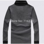 Men Long sleeve T Shirt Casual Shirt Slim Fit Tee T-Shirts V-Neck Men T-shirt Size M L XL 2XL 3XL 4XL 5XL 