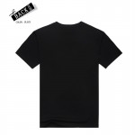 [Men bone] Men's short sleeve Black T-shirt Pantera Print Cotton T shirts for men Summer brand clothing Power Heavy metal