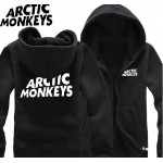 Men's Autumn and winter long sleeve shirt plus size  Arctic monkeys Hoodies for men man fleece zipper cotton Sweatshirt