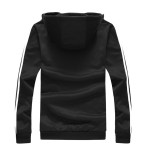 Men's Hoodies Spring Casual men Sweatshirts black blue red green 4 colors Hooded striped clothing