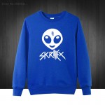 Men's Skrillex Music Rock DJ Printing Sweatshirts For Men 2017 New O Neck Cotton Casual Hoodies Pullover Free Shipping