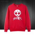 Men's Skrillex Music Rock DJ Printing Sweatshirts For Men 2017 New O Neck Cotton Casual Hoodies Pullover Free Shipping