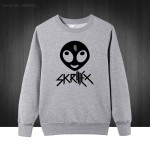 Men's Skrillex Music Rock DJ Printing Sweatshirts For Men 2017 New O Neck Cotton Casual Hoodies Pullover Free Shipping