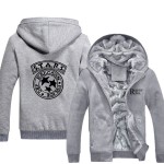 Mens Casual Resident Evil S.T.A.R.S Special Tactics And Rescue Logo Zip Up Winter Fleece Hoodies Sweatshirts