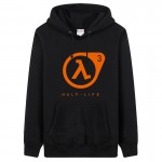 Mens Hoodies & Sweatshirts Tracksuit Letters Printed HALF LIFE game player regular sweatshirt Black Big Size Thick Fleece Jacket