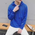 Mens New Spring Autumn Solid Hoodies Sweatshirt 2017 Fashion Brand Thin Tracksuit Hombre Slim Fit Clothes Plus Size M-3XL