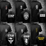 Mens T-shirts Russian Spetsnaz  ATJ LUCKO French GIPN GIGN Navy CTLO Nepal RGR EKO COBRA Austria Police Special Forces T Shirts