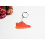 Mini Silicone Yeezy Boost 350 Keychain Bag Charm Woman Men Kids Key Ring Gifts Sneaker Key Holder Jordan Shoes Key Chain