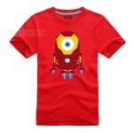 Minions Super Hero T-Shirt Cartoon Comic Superman Batman Captain America Spiderman Hulk Thor Movie T Shirts Tshirt Geek Tee