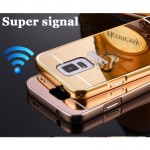 Mirror Case For Samsung Galaxy S3 S4 S5 mini S6 S7 edge S8 G530 A3 A5 A7 J3 J5 J7 2016 Prime Metal Frame Aluminum +PC Back Cover