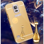 Mirror Case For Samsung Galaxy S3 S4 S5 mini S6 S7 edge S8 G530 A3 A5 A7 J3 J5 J7 2016 Prime Metal Frame Aluminum +PC Back Cover