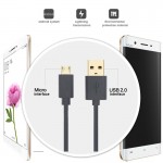 Mobile phone cables USB Cable Fast Charging Micro usb Android 5V2.4A Data Charger Cable 30CM 100CM 200CM 300CM