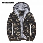 Mountainskin Winter Camouflage Hoodies Men Tracksuit Thick Army Spring Coats Men's Sweatshirts Fleece Male Hoodies 4XL EDA160