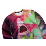 Mr.1991INC Autumn tops men/boy cartoon sweatshirts 3d print animation character funny galaxy hoodies pullover