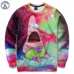 Mr.1991INC Autumn tops men/boy cartoon sweatshirts 3d print animation character funny galaxy hoodies pullover